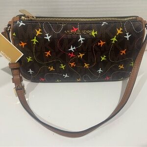 Michael Kors Jet Set Airplane Shoulder Purse